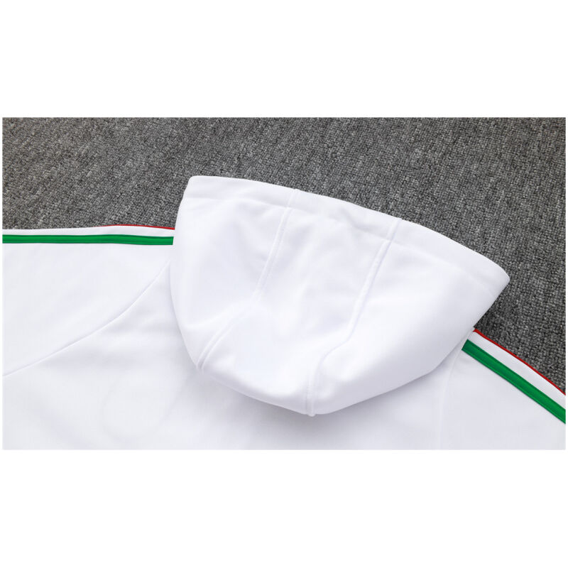 Mens Italy Hoodie Sweatshirt + Pants Training Suit White 2024