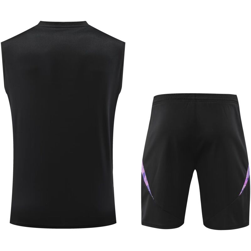 Mens Germany Short Training Suit Black 2024