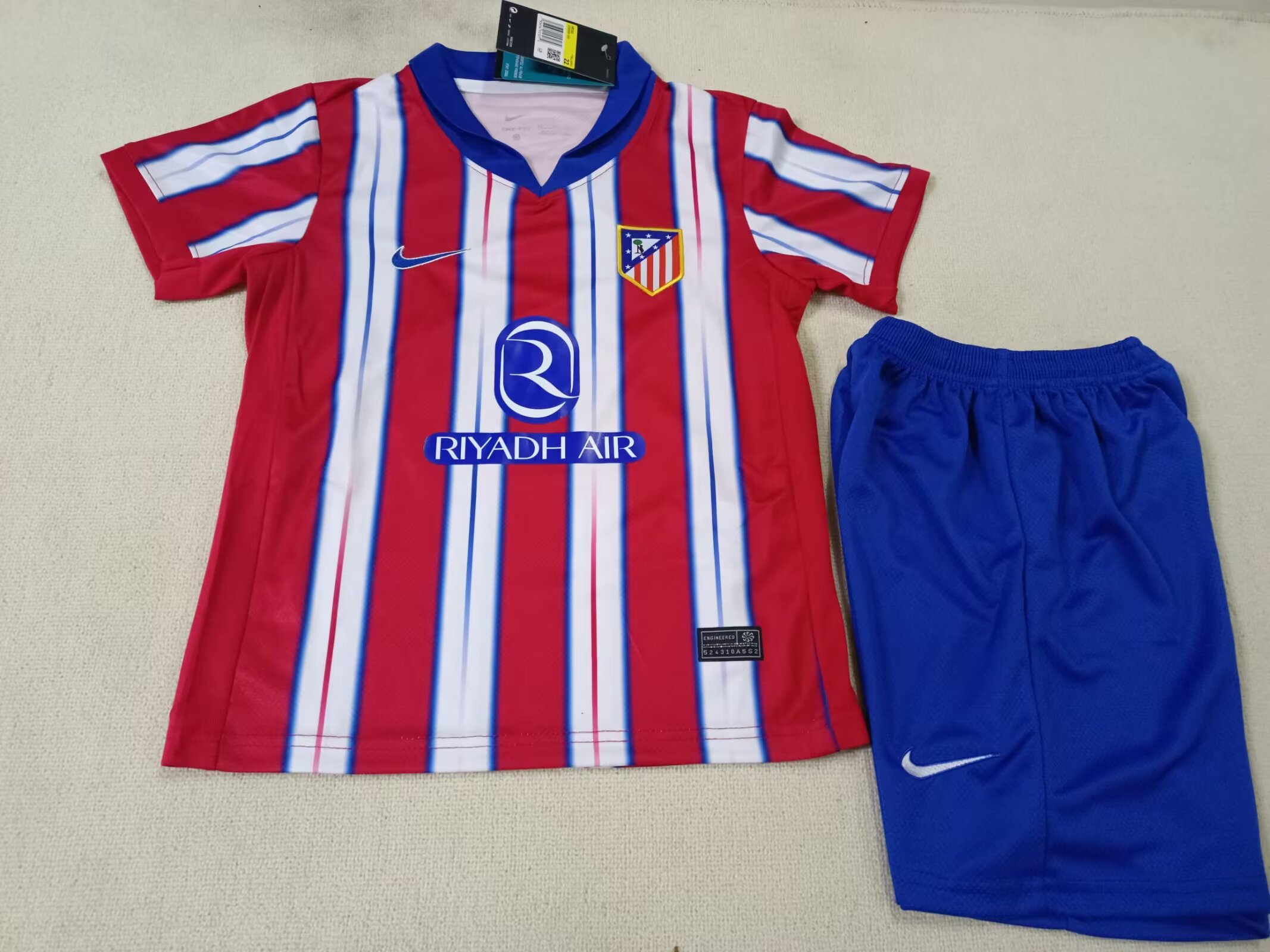 Kids Atletico Madrid Home Jersey 2024/25