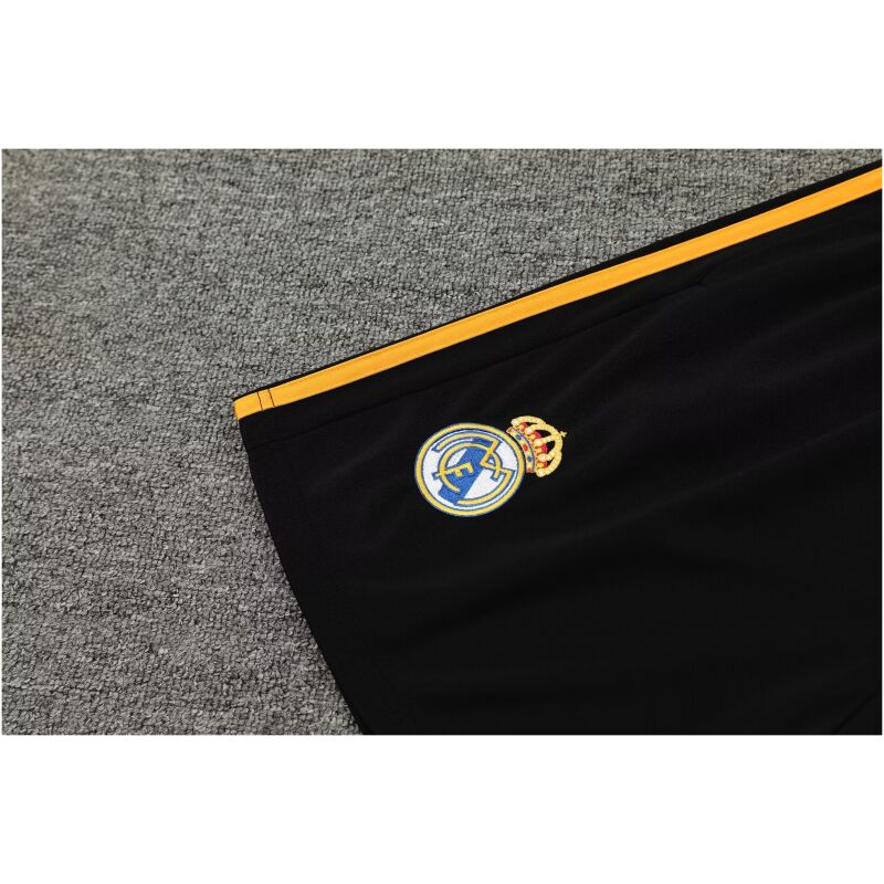 Mens Real Madrid Short Training Suit Black Dragon 2024/25
