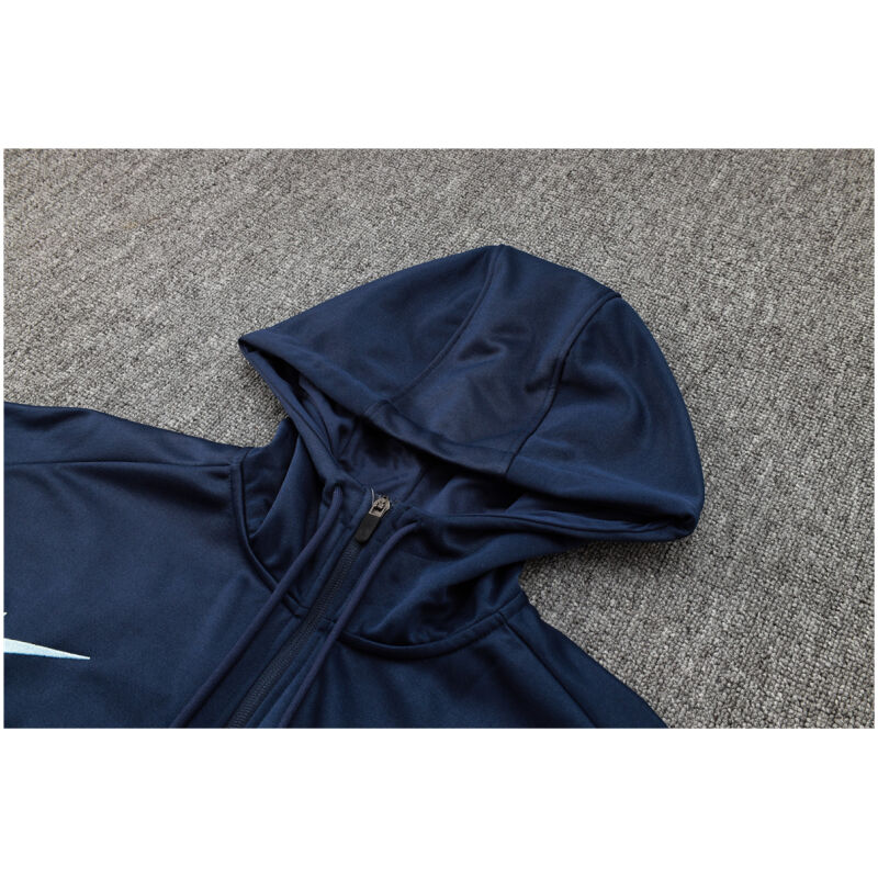 Mens France Hoodie Sweatshirt + Pants Training Suit Royal II 2024