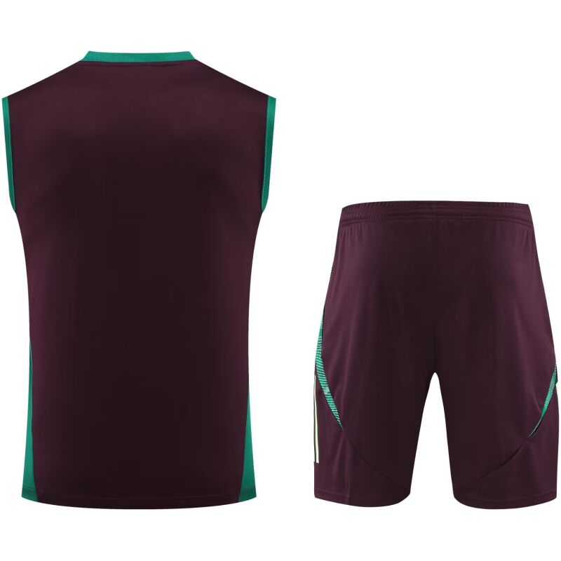 Mens Mexico Singlet Suit Burgundy 2024