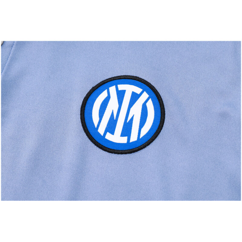 Mens Inter Milan Polo Shirt Smoke Grey 2024/25