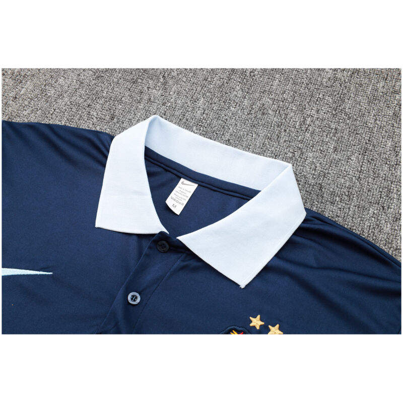 Mens France Polo Shirt Royal 2024
