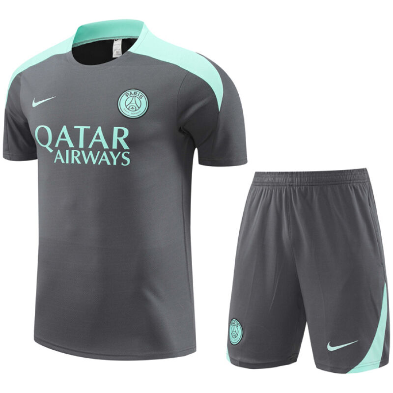 Mens PSG Short Training Suit Grey 2024/25