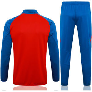 Mens Spain Jacket + Pants Training Suit Red 2024