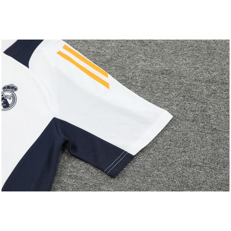 Mens Real Madrid Short Training Suit White 2024/25