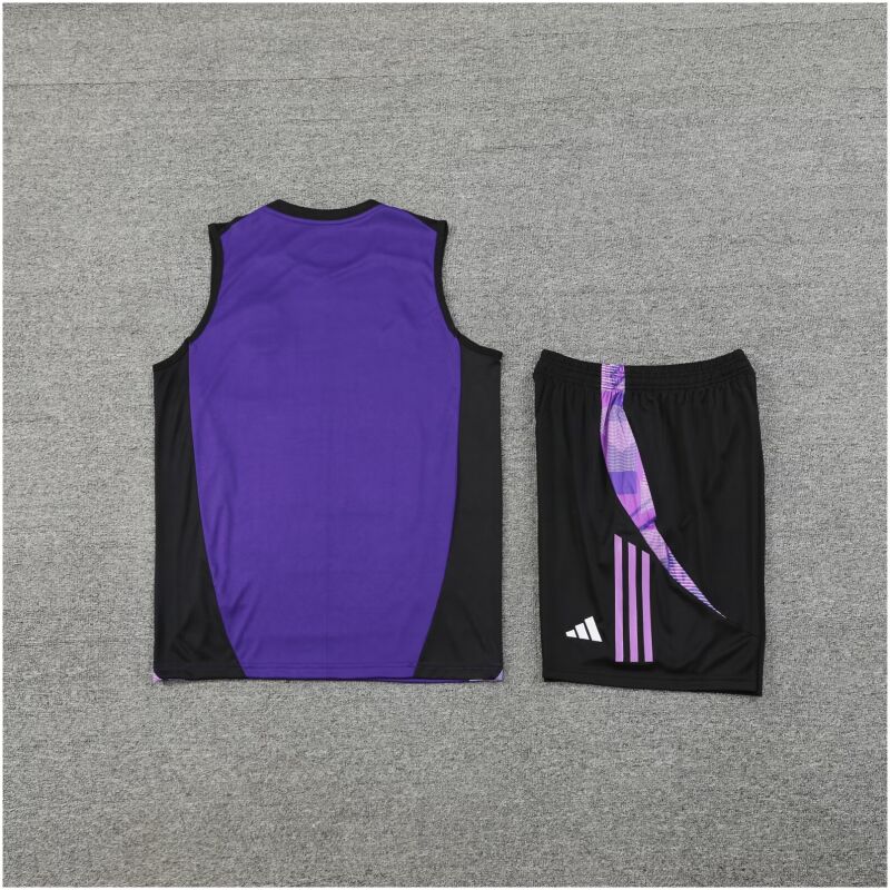 Mens Germany Short Training Suit Purple 2024
