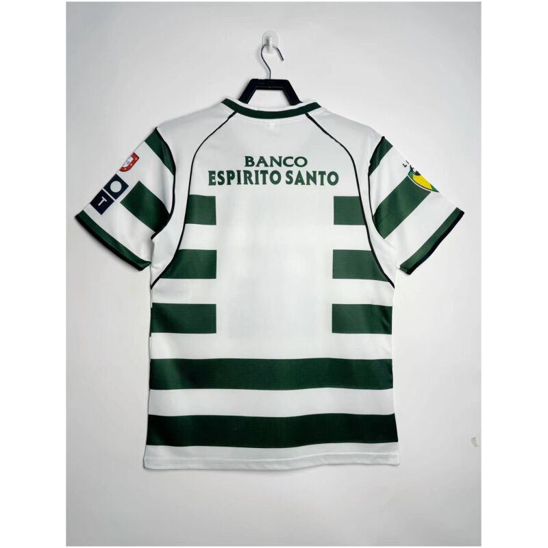 Mens Sporting Portugal Retro Home Jersey 2001/03