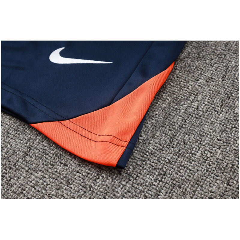 Mens Netherlands Short Training Suit Blue Camouflage 2024