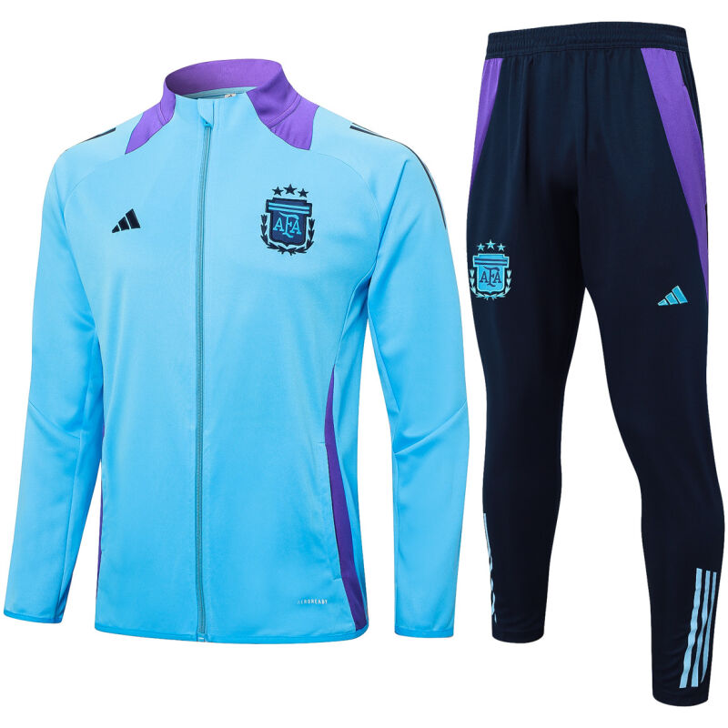 Mens Germany Jacket + Pants Training Suit Light Blue 2024