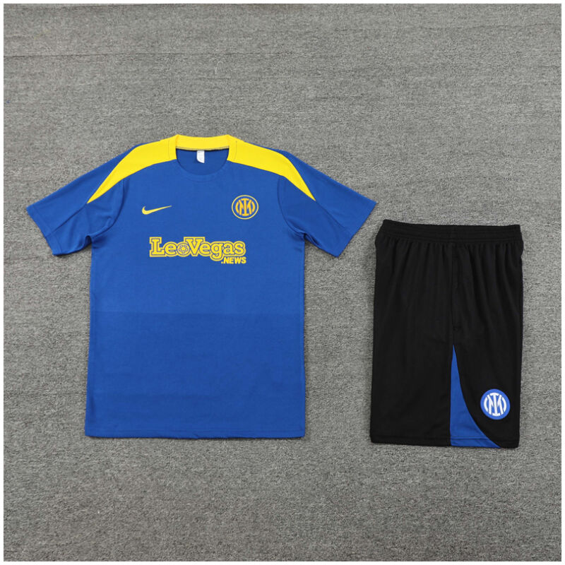 Kids Inter Milan Short Training Suit Blue 2024/25