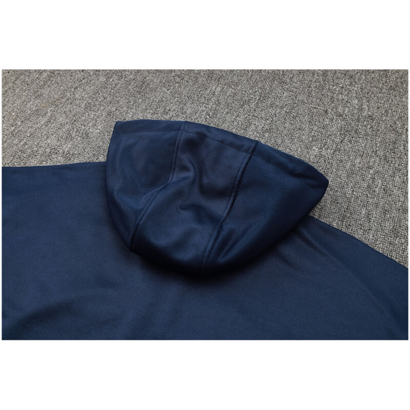 Mens France Hoodie Sweatshirt + Pants Training Suit Royal II 2024