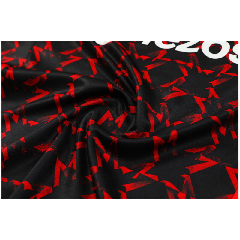 Mens Manchester United Training Suit Red – Black 2024/25