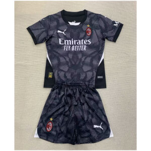 Kids AC Milan Goalkeeper Black Jersey 2024/25