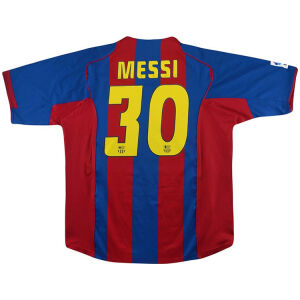 Mens Barcelona Retro Home Jersey 2004/05