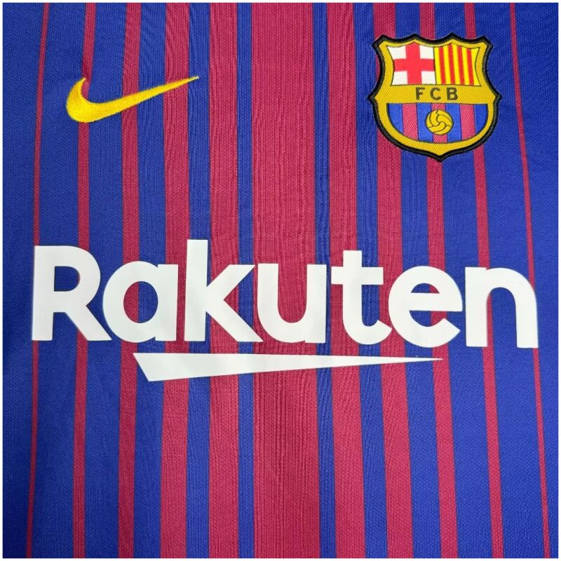 Mens Barcelona Retro Home Jersey 2017/18