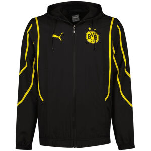 Mens Borussia Dortmund All Weather Windrunner Jacket Black 2024/25