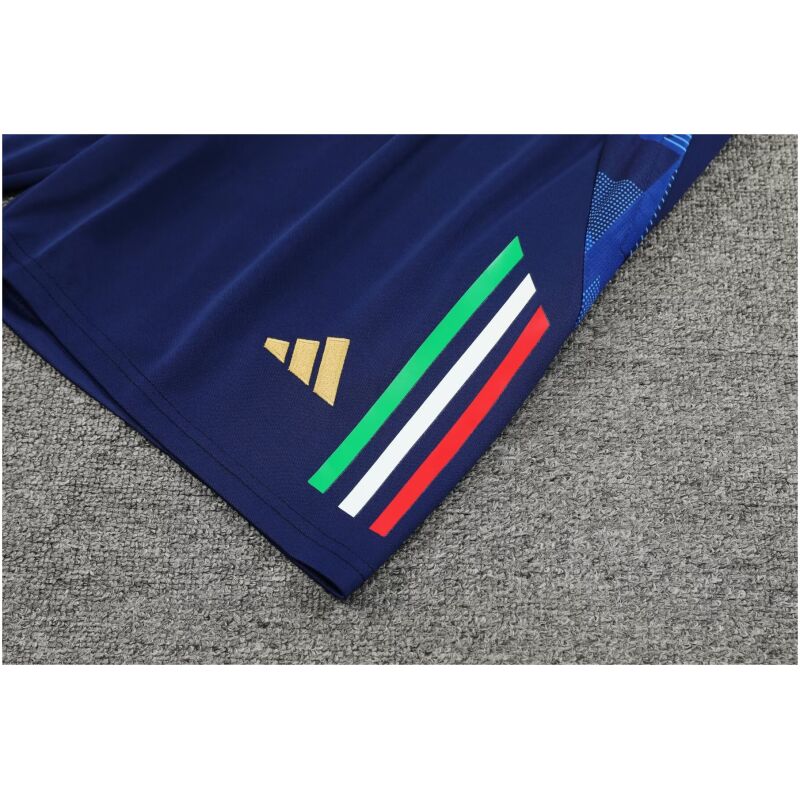 Mens Italy Short Training Suit Royal 2024