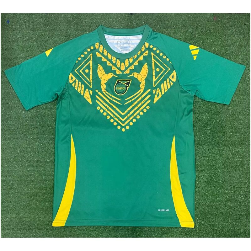 Mens Jamaica Short Training Green Jersey 2024
