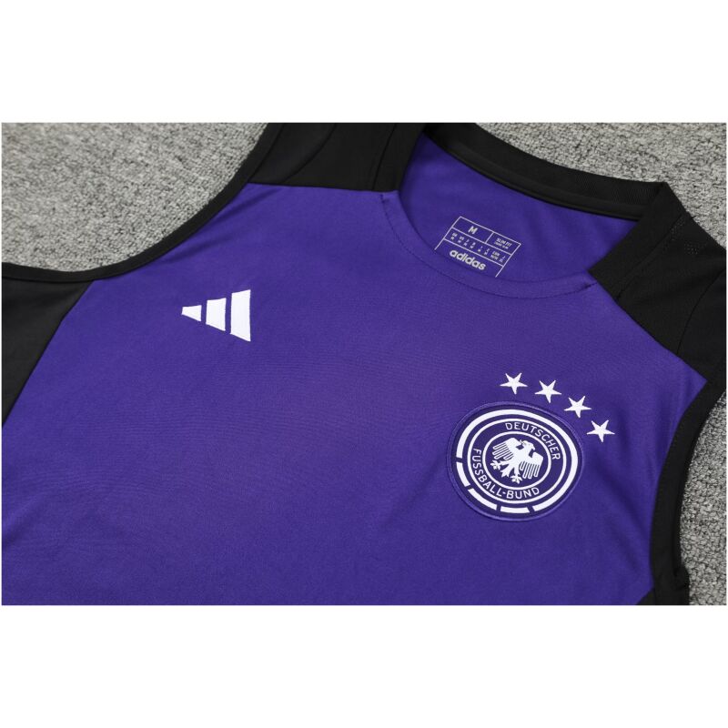 Mens Germany Short Training Suit Purple 2024