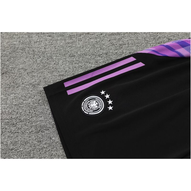 Mens Germany Short Training Suit Black 2024