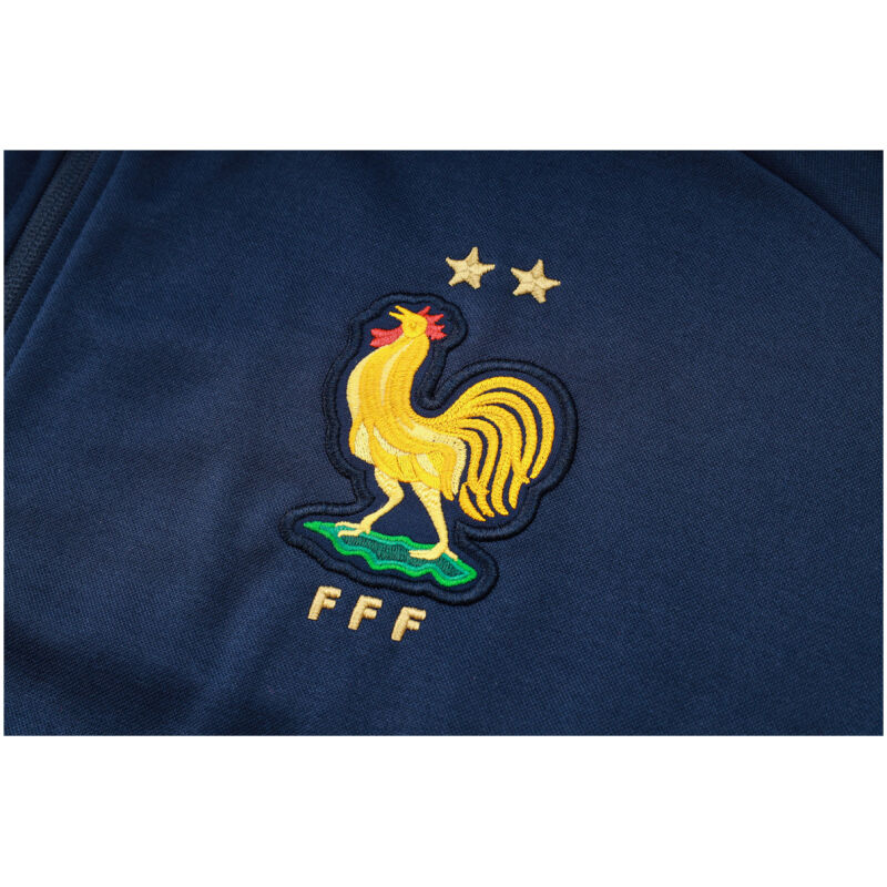 Mens France Hoodie Sweatshirt + Pants Training Suit Royal II 2024
