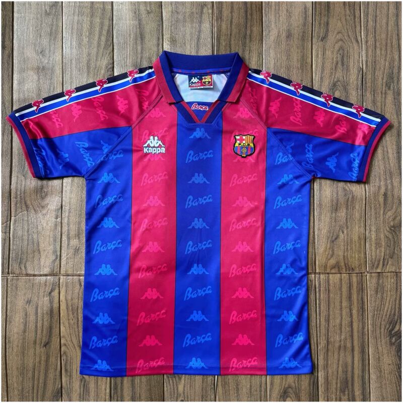Mens Barcelona Retro Home Jersey 1995/96