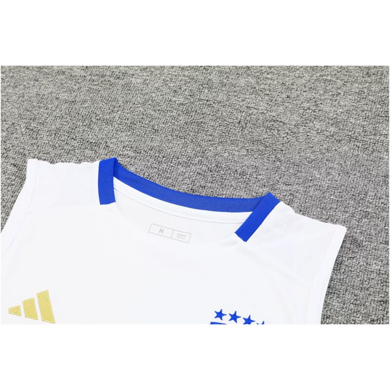 Mens Italy Short Training Suit White 2024