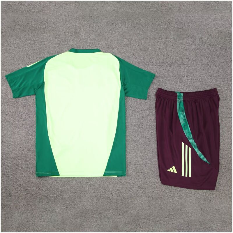 Mens Mexico Short Training Suit Yellow 2024
