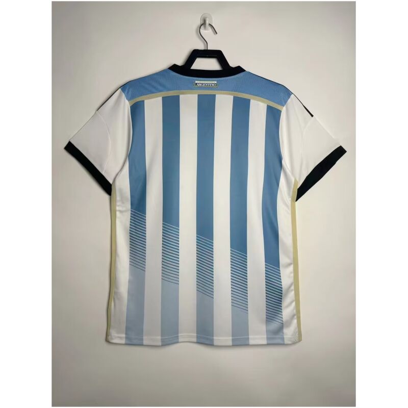 Mens Argentina Retro Home Jersey 2014