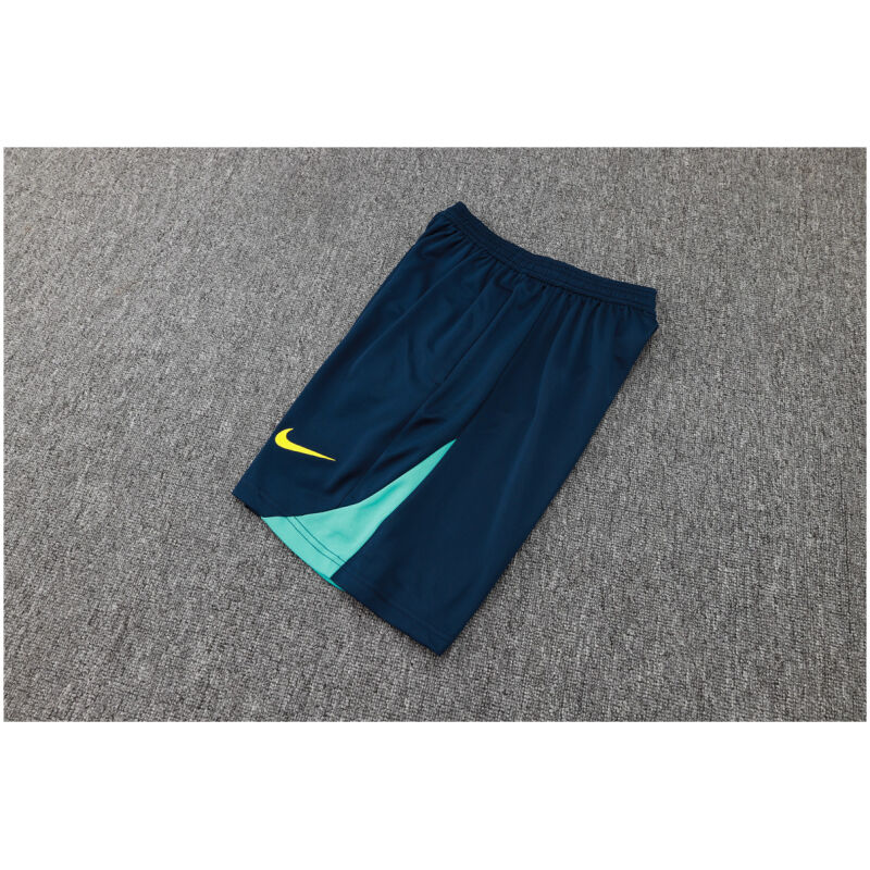 Mens Brazil Short Training Suit Blue 2024