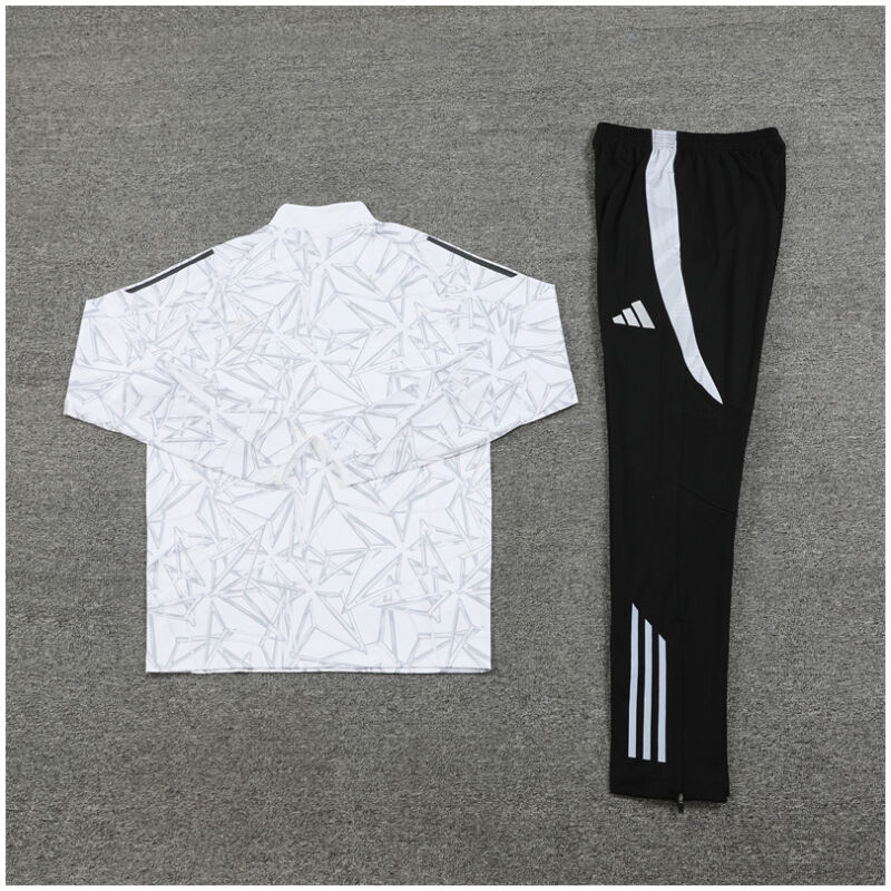 Kids Real Madrid Training Suit White 2024/25