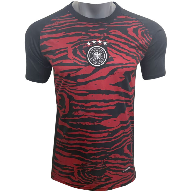 Mens Germany Short Training Red – Black Jersey 2024