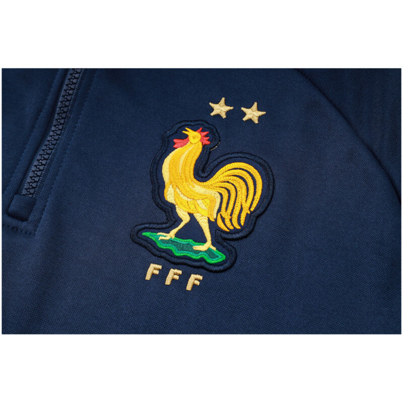 Mens France Hoodie Sweatshirt + Pants Training Suit Royal 2024