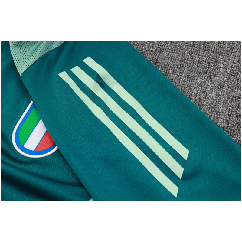 Mens Italy Training Suit Dark Green 2024/25