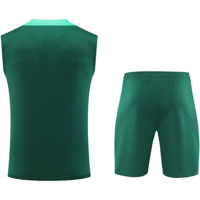 Mens Portugal Short Training Suit Green 2024