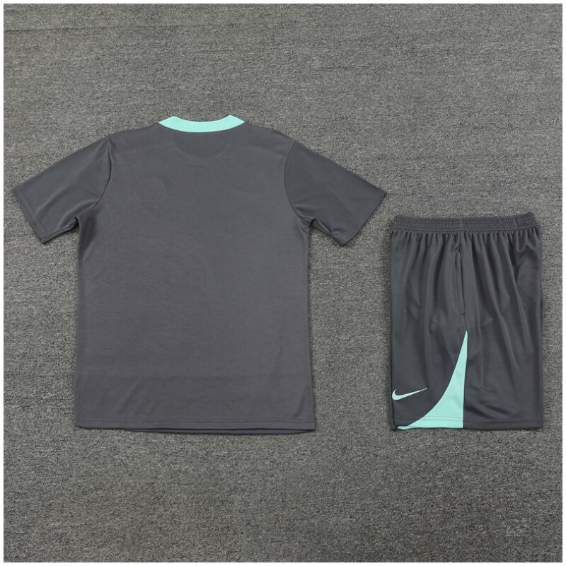 Kids PSG Short Training Suit Grey 2024/25