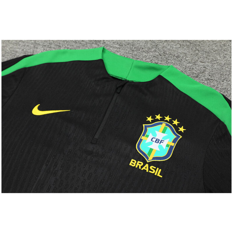 Mens Brazil Training Suit Black 2024