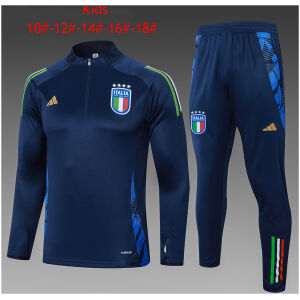 Kids Italy Training Suit Royal 2024