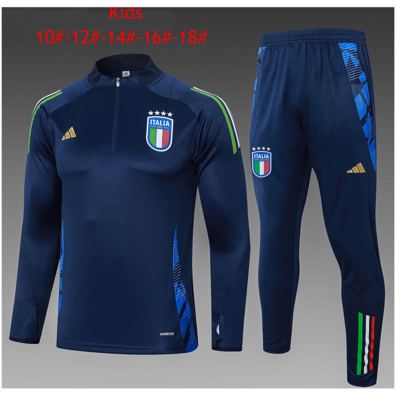 Kids Italy Training Suit Royal 2024