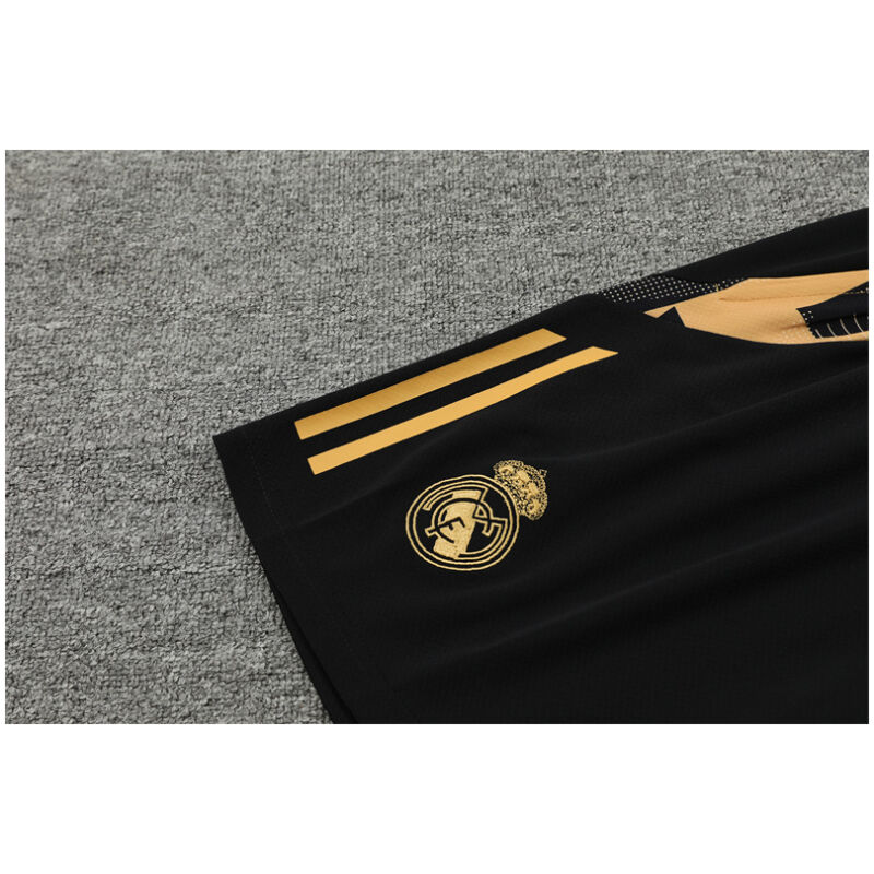 Mens Real Madrid Short Training Suit Black 2024/25