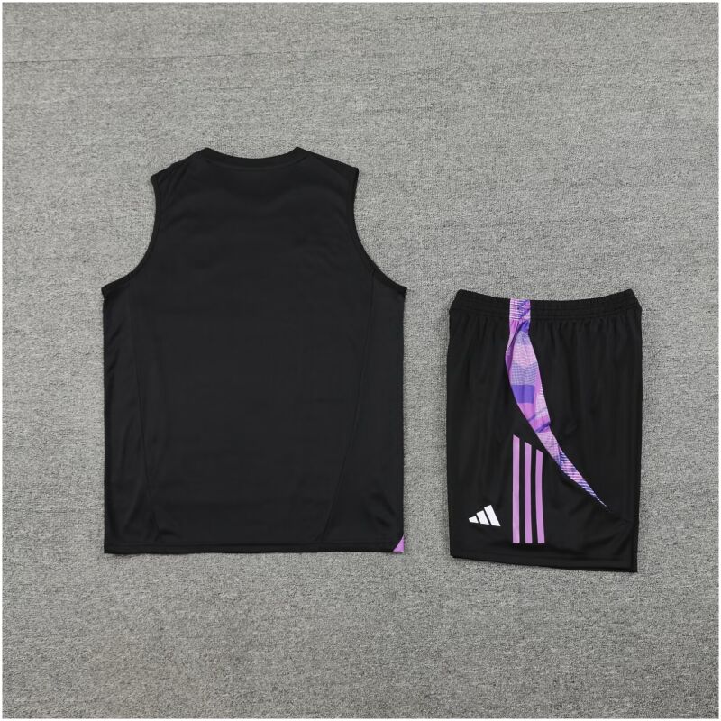 Mens Germany Short Training Suit Black 2024