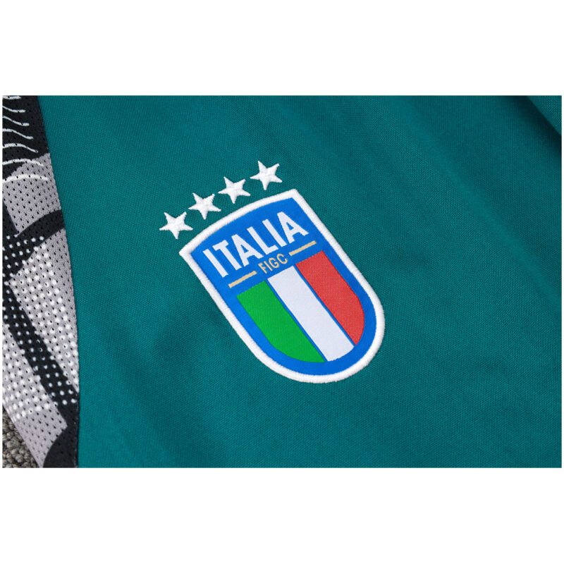 Mens Italy Training Suit Dark Green 2024/25