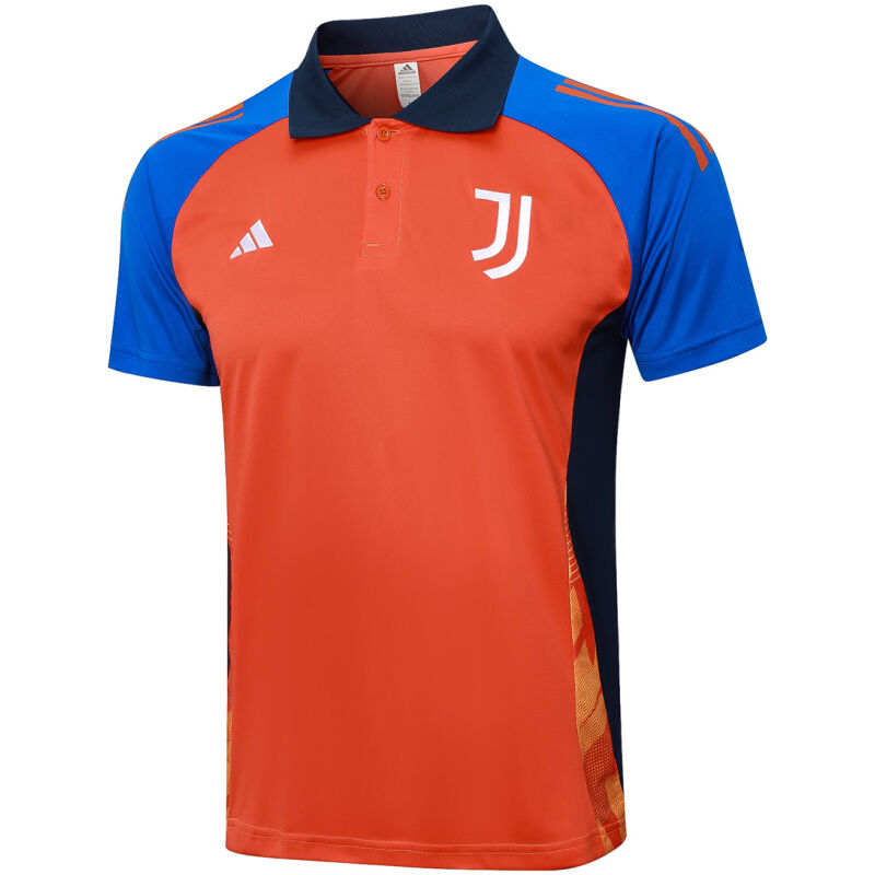 Mens Juventus Polo Shirt Orange 2024/25
