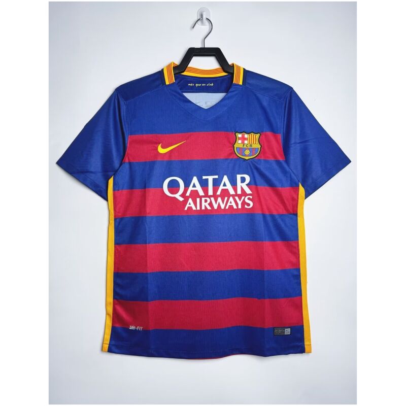 Mens Barcelona Retro Home Jersey 2015/16
