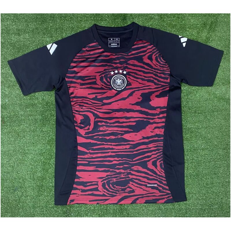 Mens Germany Short Training Red – Black Jersey 2024