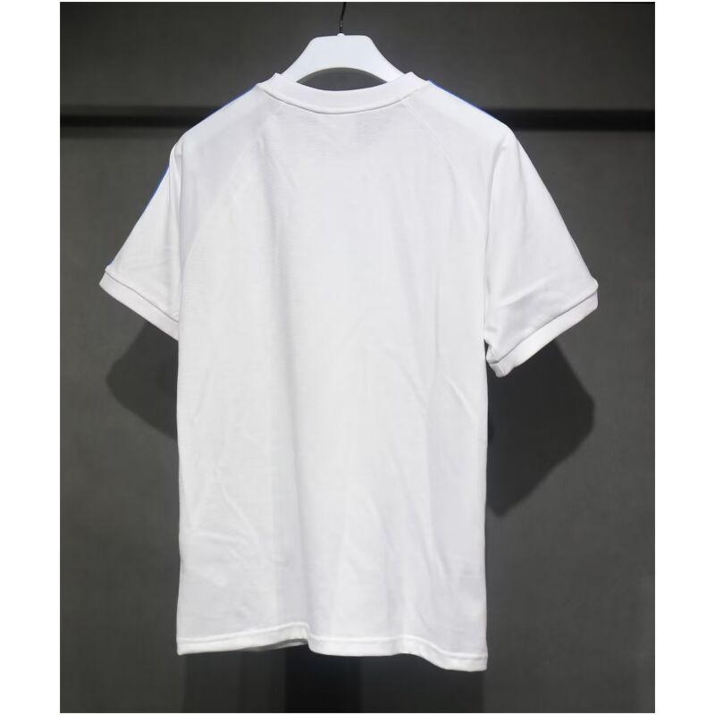 Mens Adidas Originals Italy Jersey 3 Stripes Pure Cotton White Shirt 2024 – Match
