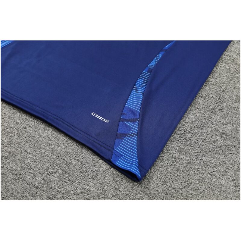 Mens Italy Short Training Suit Royal 2024