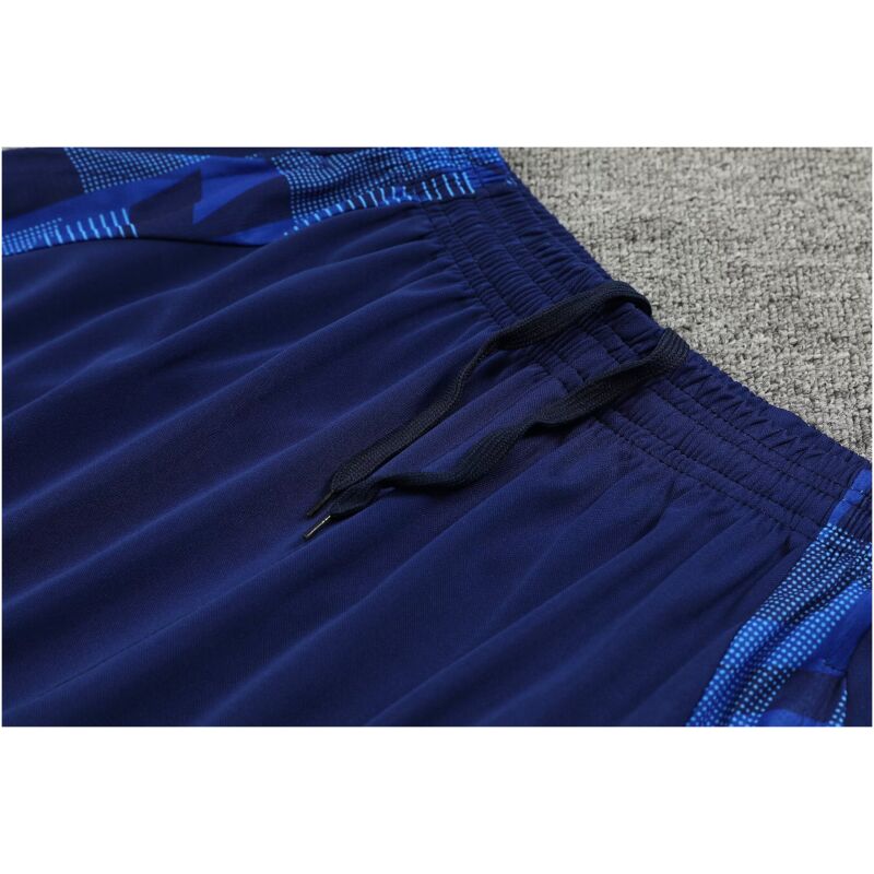 Mens Italy Short Training Suit Royal 2024